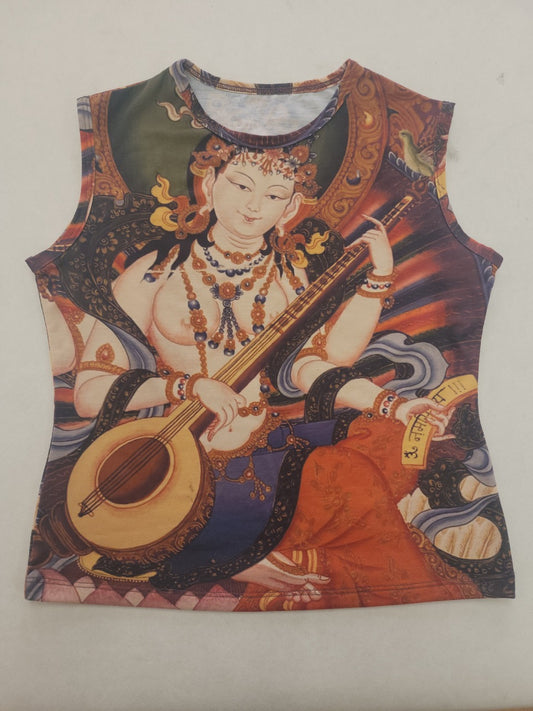 Musician. Lovers.  Neon Girl,  Celtic Goddess,  Cherry Blossoms Tops